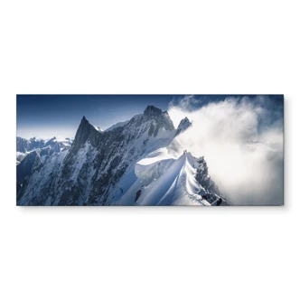 Küchenrückwand mit Berg-Motiv - Gipfel des Mont Blanc - Nienartowicz 