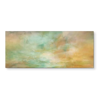 Keukenachterwand Turquoise goud licht aan zee - Schmucker 