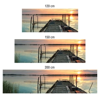 Keukenachterwand Dibond - Sunset at the Lake 