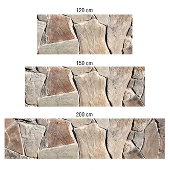 Küchenrückwand - Alu-Dibond - Mediterrane Mauer Küchenrückwand - Alu-Dibond - Mediterrane Mauer