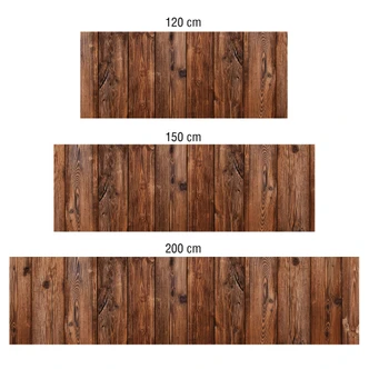 Küchenrückwand - Alu-Dibond - Holzpaneele 02 