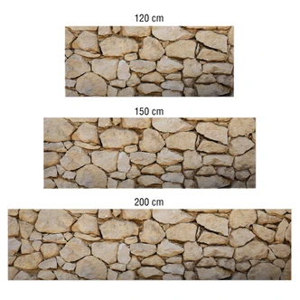 Keukenachterwand - Alu-Dibond Zilver - Muur 01 