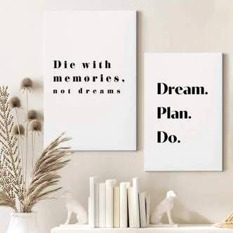 Kanvasbild 1X Studio - Dröm Planera Gör 