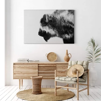 Leinwandbild Angyalosi - Bison 