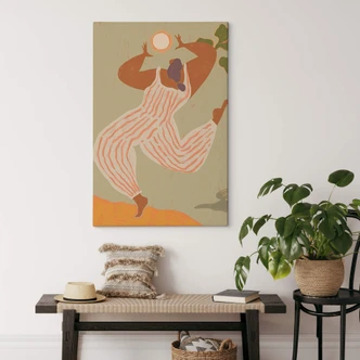 Leinwandbild Kunstdruck - Arty Guava - Tanz in der Natur 