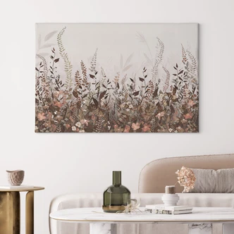 Vintage blomma äng canvas - Lane 