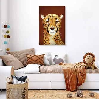 Brun Canvastavla - Gepard 