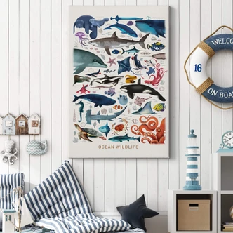 Leinwandbild Braun - Ocean Wildlife 