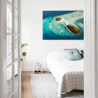 Lienzo Colombo - Tiempo libre en el mar 