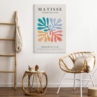 Affisch i Matisse-stil på Canvastavla Papiers Découpés - Costa 