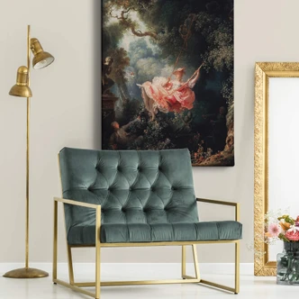 Stampa su tela Fragonard - Altalena 