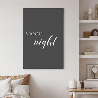 Canvas Good night Good night 