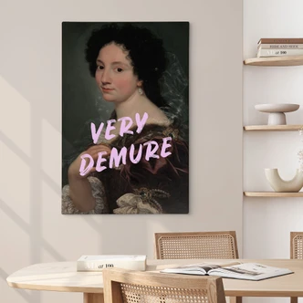 Leinwandbild Barocke Schönheit: Very Demure - Grace Digital Art 