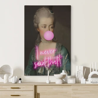 Leinwandbild Marie Antoinette: I never said that - Grace Digital Art 