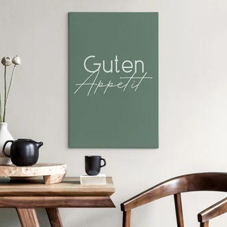 Leinwandbild Guten Appetit 