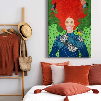 Stampa su tela Hülya - Chaos in testa Stampa su tela Hülya - Chaos in testa