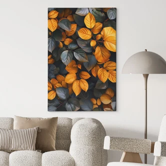 Lienzo Hojas brillantes en otoño - Jaszke 