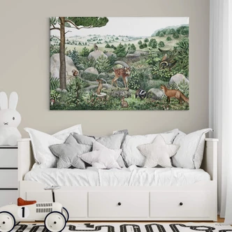 Leinwandbild Kikki Belle - Waldspaziergang 