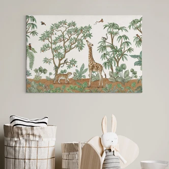 Obraz na płótnie ukryty obiekt zwierzęta dżungli - Kikki Belle 