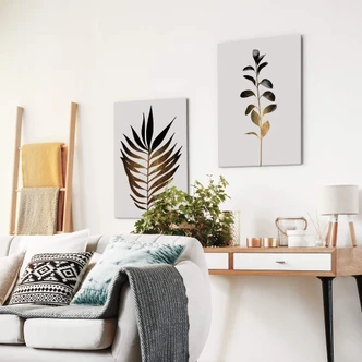 Obraz na płótnie Kubistika - Monochromatica 