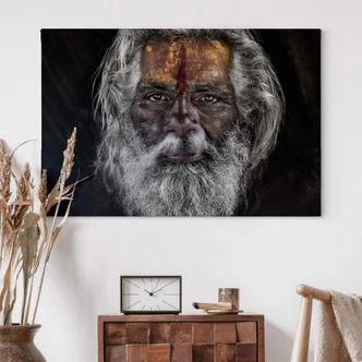 Leinwandbild Kuesta - Spiritualität eines Sadhu in Indien 