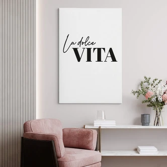 Leinwandbild La Dolce Vita 