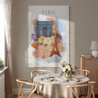 Leinwandbild Paris - Love your City 
