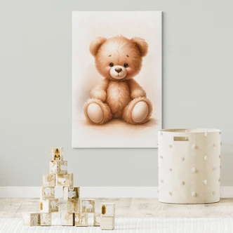 Canvas Kleine teddybeer - Magnusson 
