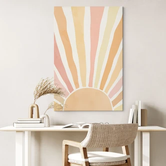 Canvas Print Boho sunbeams - Manovski 