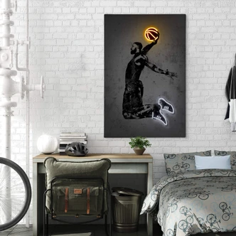 Canvas Mielu - Basketballer LeBron James Canvas Mielu - Basketballer LeBron James