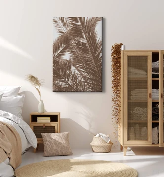 Leinwandbild Palmwedel 