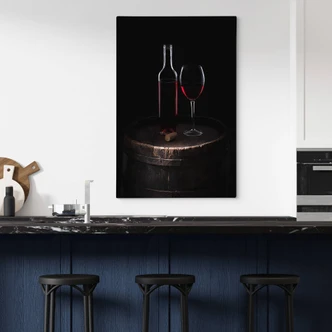 Leinwandbild Perfoncio - Rotwein für Genießer Leinwandbild Perfoncio - Rotwein für Genießer