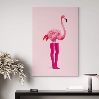 Leinwandbild Flamingo pink - Pozdniakov - Flaminciaga 