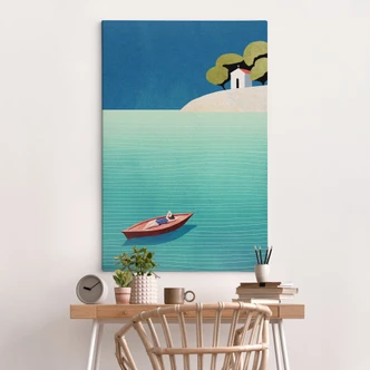 Canvas Print Siesta in summer - Rivers Canvas Print Siesta in summer - Rivers