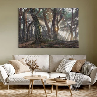Leinwandbild Heiliger Kiefernwald - Ryu 