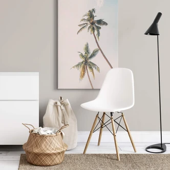 Leinwandbild Sisi & Seb - Palmen im Wind 