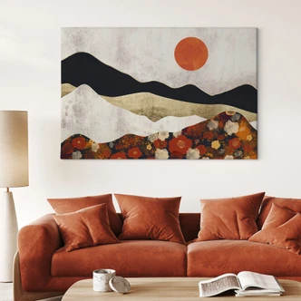 Leinwandbild Herbstliche Berglandschaft - SpaceFrog Designs Leinwandbild Herbstliche Berglandschaft - SpaceFrog Designs