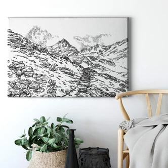 Tableau sur toile Sparshott - Paysage montagneux 