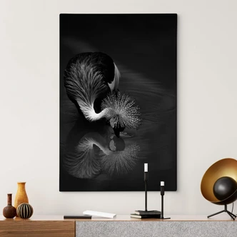 Tableau sur toile Tjandra - Reflection of a Bird 