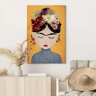 Leinwandbild Treechild - Blumige Frida 