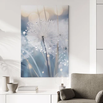 Leinwandbild Funkelnde Pusteblumen - Treechild 