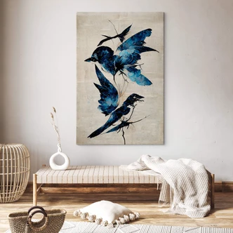 Canvas Treechild - Blue Birds 