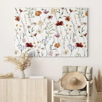 Cuadro lienzo Flores silvestres de colores - UN Designs 