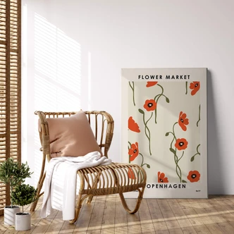 Canvas NKTN - Flower Market Copenhagen 