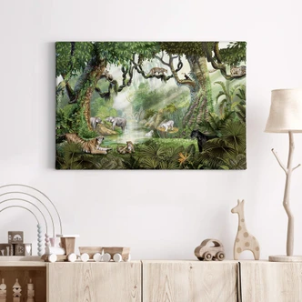 Canvas Kikki Belle - Jungle Cats 