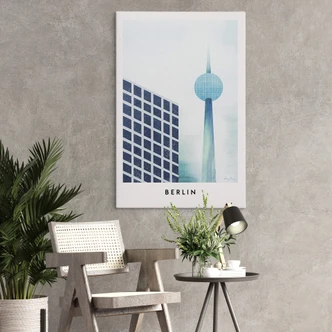 Canvas Rivers - Modern Berlijn 