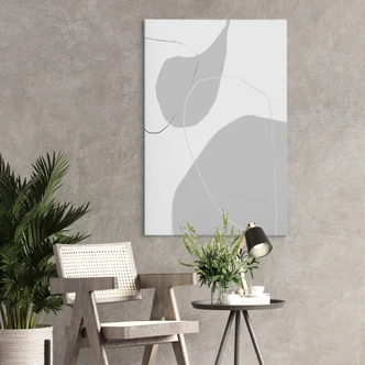 Lienzo uplusmestudio - Grisáceo 