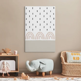 Canvas Sawall - Regen & Regenbogen 