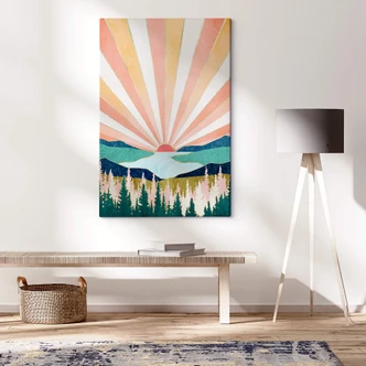 Leinwandbild SpaceFrog Designs - Retro Sommer Leinwandbild SpaceFrog Designs - Retro Sommer