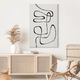 Canvas Miuus Studio - Abstracte Lijnen 
